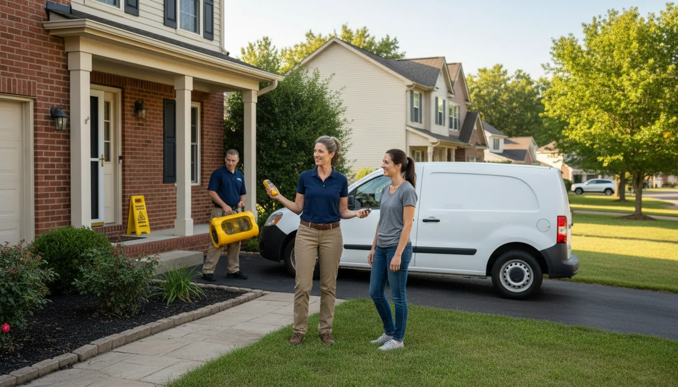 Water restoration image for Water Damage & Restoration Services in Manhattan Beach, CA